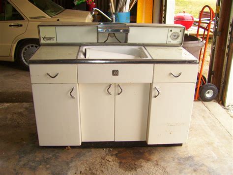 vintage steel kitchen cabinets|refinished vintage metal kitchen cabinets.